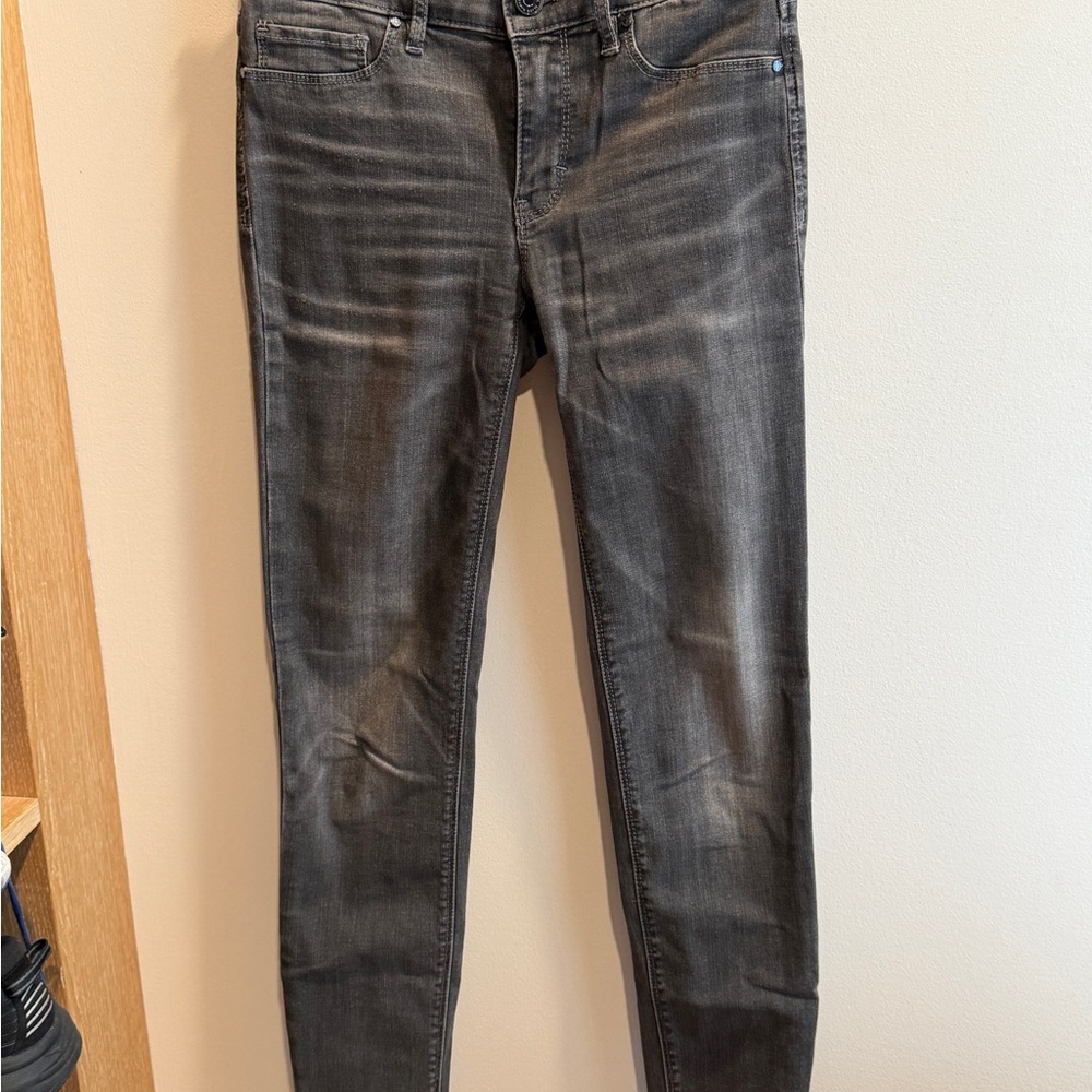 White House Black Market Gray Skinny Jeans Jeggings